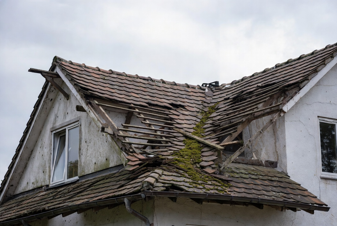 Avant rénovation toiture